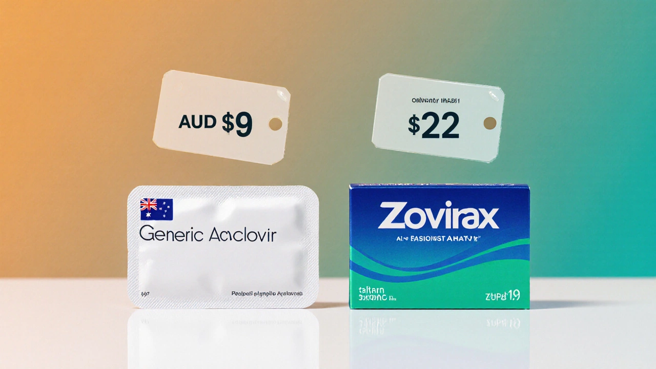 Comparison: Generic Acyclovir vs Branded Zovirax