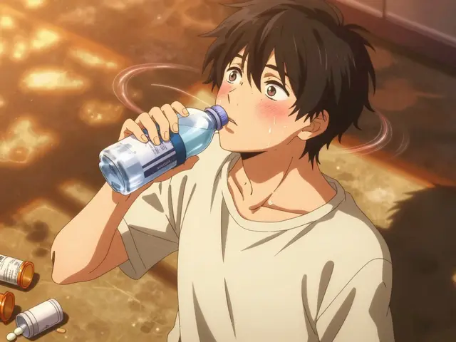 Heat Exposure Precautions with Diuretics and Anticholinergics